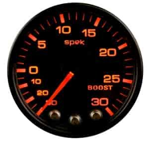 2-1/16" Boost / Vacuum Gauge Black Face / Black Bezel