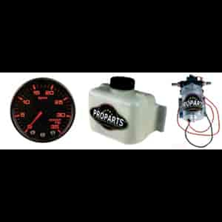 2-1/16" Water / Methanol Controller Black Face / Black Bezel