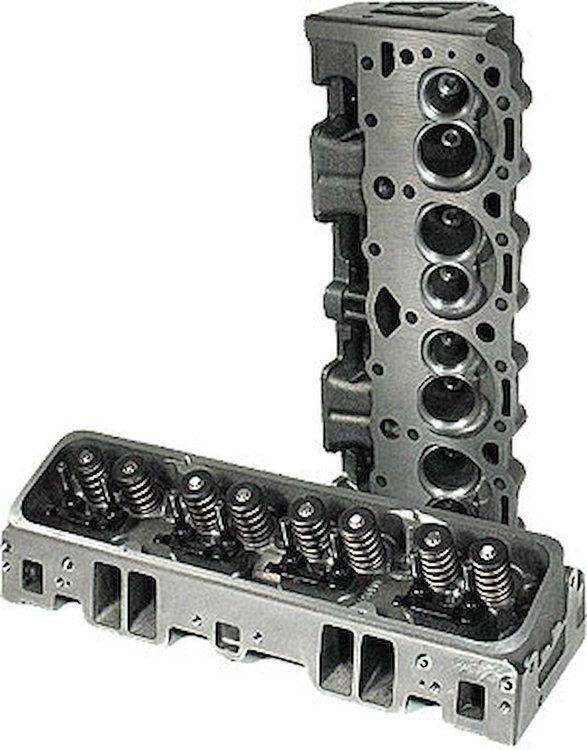 Cast Iron Small Block Chevy Vortec Cylinder Heads Assembled