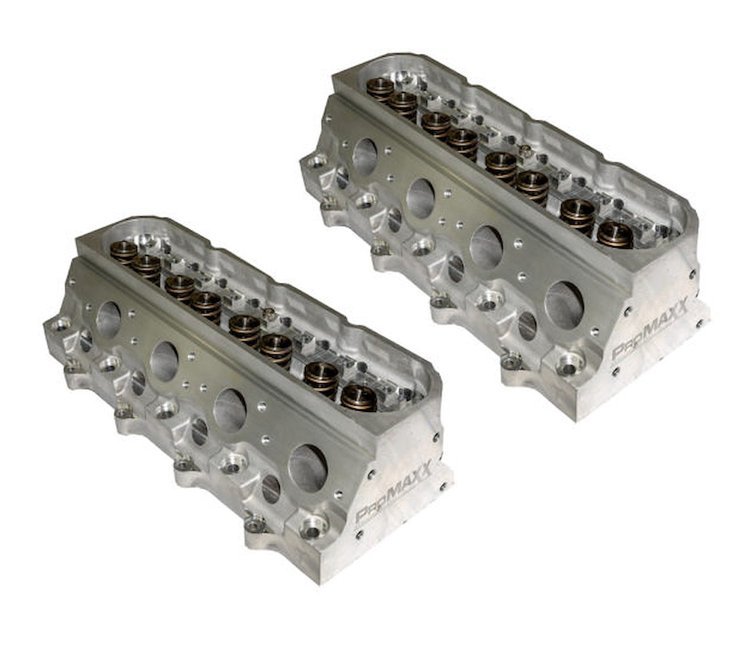 XXTREME Assembled 245 cc Cathedral Port Cylinder Heads for LS1, LS2 w/3.898 in. Bore w/63 cc Combustion Chambers