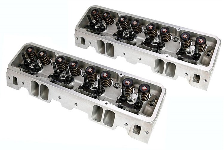 Project X Assembled Aluminum Cylinder Heads for Small Block Chevy (185cc)