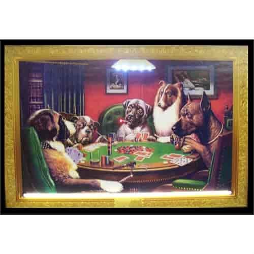 Dogs Playing Poker Neon/LED Picture