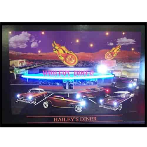 Hailey's Diner Neon/LED Picture