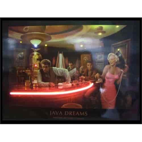 Java Dreams Neon/LED Picture