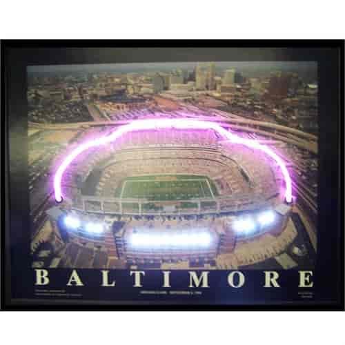 Baltimore Ravens Stadium Neon/LED Picture