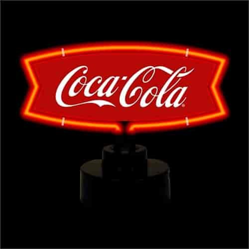 Coca-Cola Red And White Fish Tail Neon Sculpture