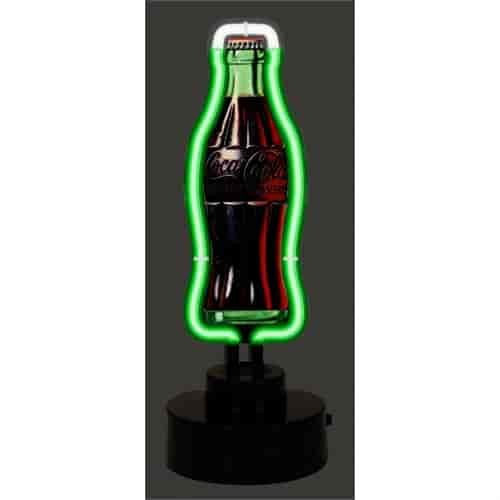 Coca-Cola Green Vintage Bottle Neon Sculpture