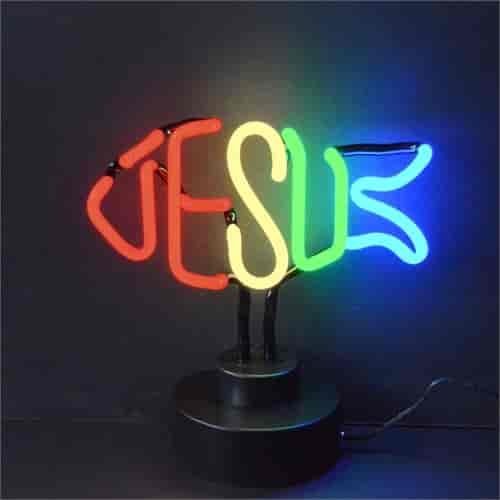 Jesus Fish Neon Sculpture