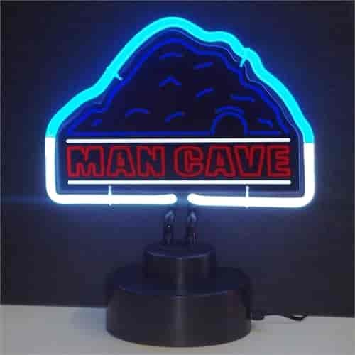 Mancave Neon Sculpture