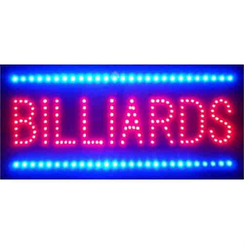 Billiards LED Sign