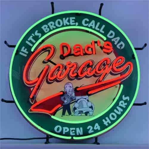 Dads Garage Neon Sign
