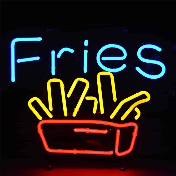 Fries Neon Sign