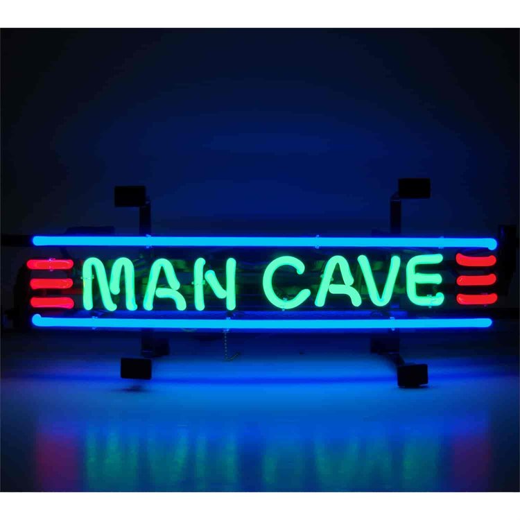 Mancave Red, Green And Blue Neon Sign