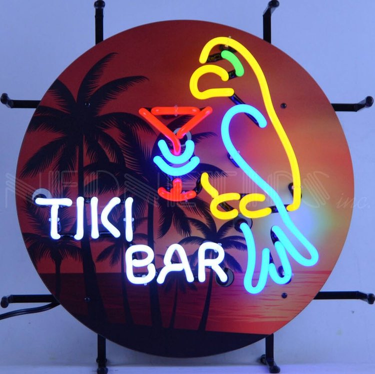 Tiki Bar Junior Neon Sign