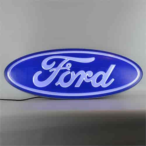 FORD OVAL SHAPED BACKLIT