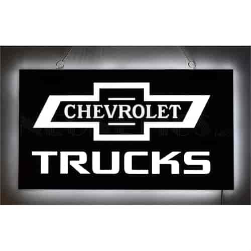 Backlit LED Sign Chevrolet Sign
