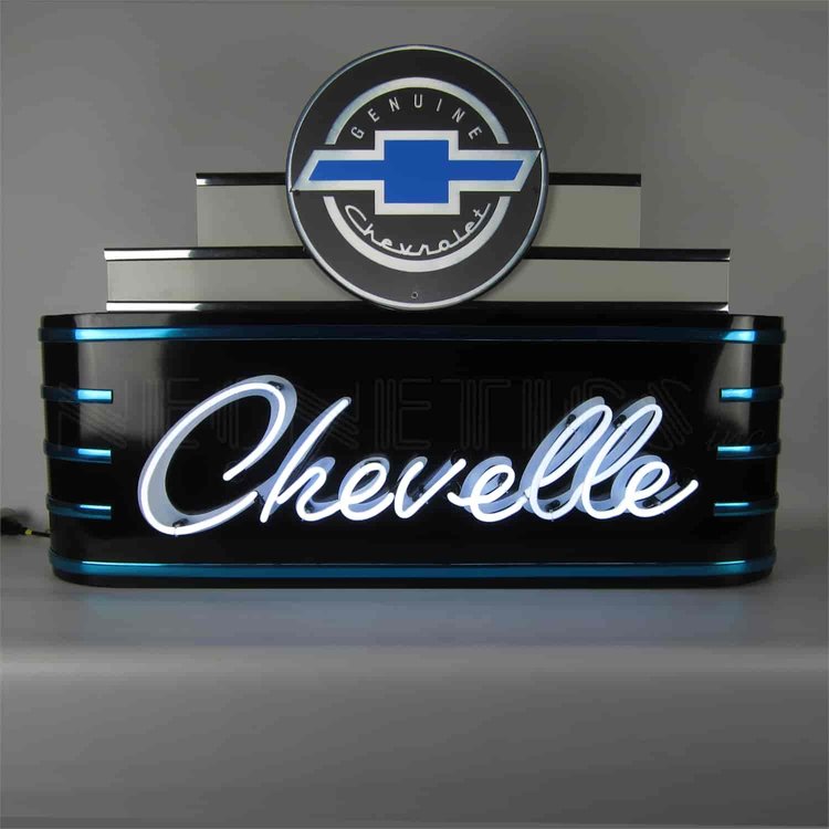 Art Deco Marquee Chevelle Neon Sign