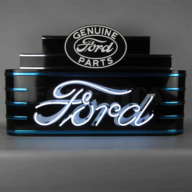 Art Deco Marquee Ford Neon Sign