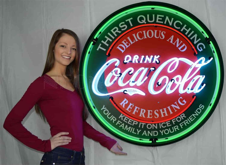 Coca-Cola Evergreen Big Neon Sign