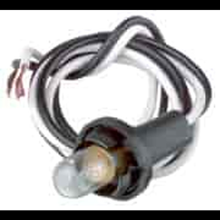 Replacement Push-In Light Socket and Clear Light Bulb, 2-Wire