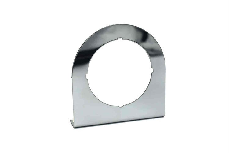 1-Hole Gauge Mounting Panel for 2-1/16 in. Gauges [Chrome]