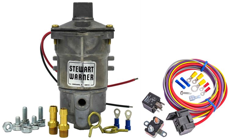 43 GPH Electric Fuel Pump, Wiring Harness and Relay Kit