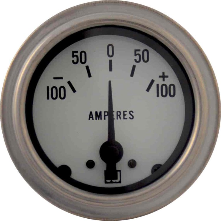 GA AMMETER DELUXE WHITE 1