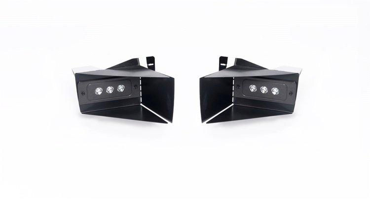 Luminix Fog Lights Dodge Ram HD-Luminix High Power LED Fog Lamps Pair -2400LM