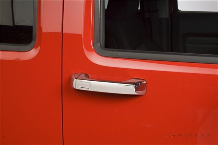 Chrome Door Handle & Rear Handle Covers 2005-09 Hummer H3