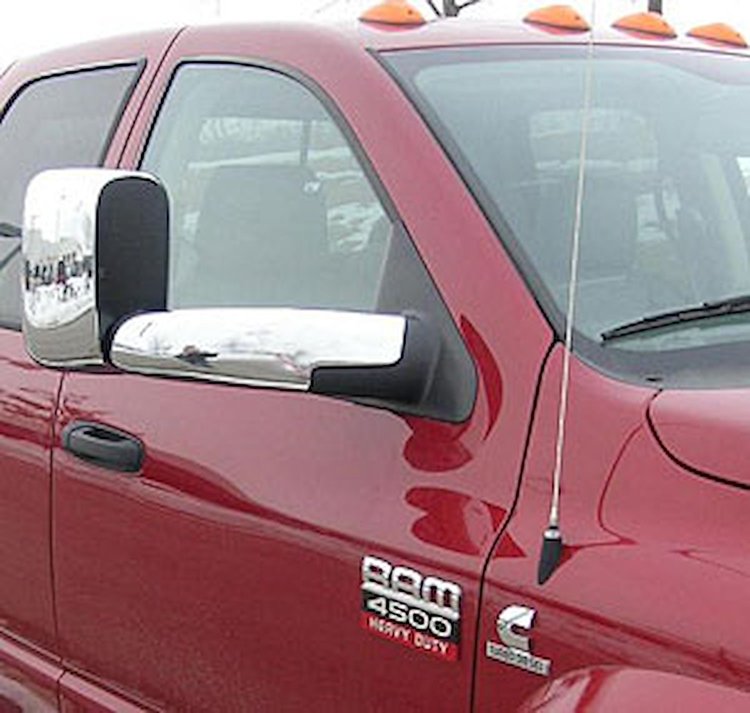 Chrome Mirror Covers 2007-09 Dodge Ram 2500/3500