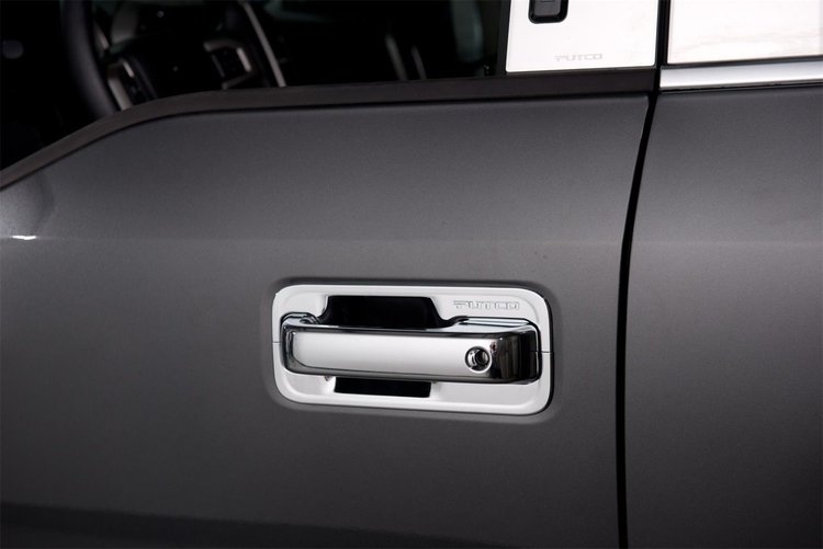 Chrome Trim Ford F150-2 Door w/ Driver Keyhole Deluxe / Includes Bucket pcs.