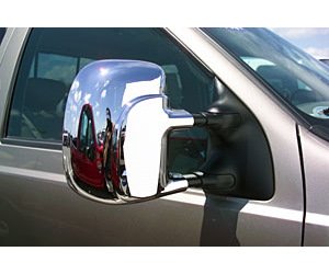 Chrome Mirror Covers 1999-07 Ford F-Series Super Duty