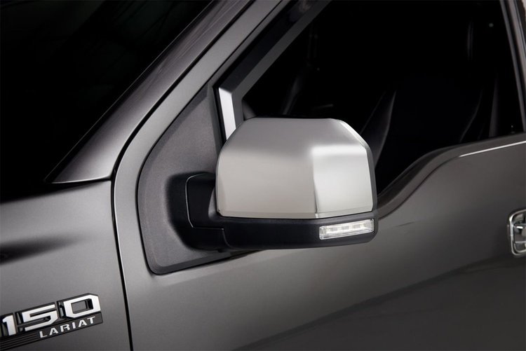 Chrome Trim Ford F150-Skull Cap Replacement Replaces upper painted cap