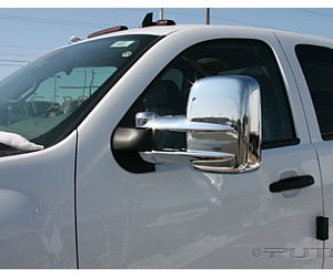 Chrome Mirror Covers 2003-15 Chevy Silverado/GMC Sierra