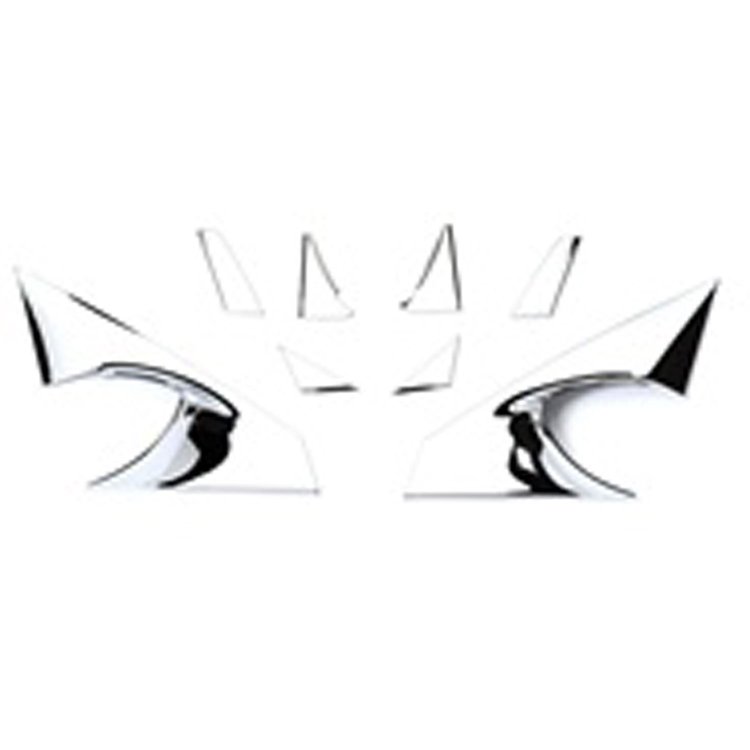 Chrome Mirror Covers 2011-12 for Hyundai Sonata