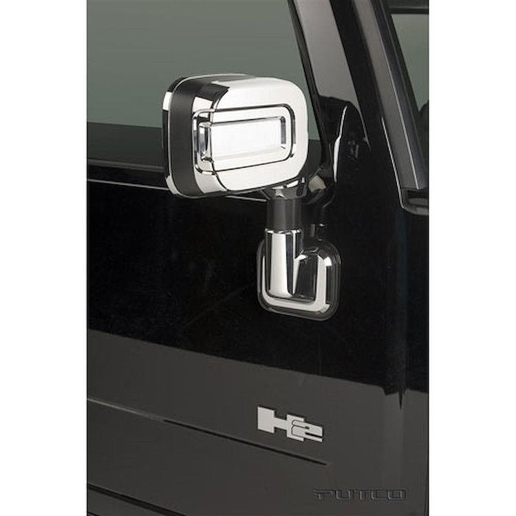 Chrome Mirror Covers 2006-09 Hummer H2/H2 SUT