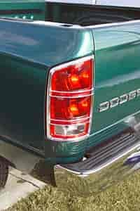 Chrome Tail Light Covers 2002-06 Dodge Ram 1500/2500/3500