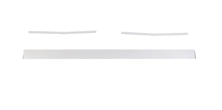 Rocker Panels Ford F150-Stainless Steel-Upper & Lower Tailgate Accent-3 pcs.