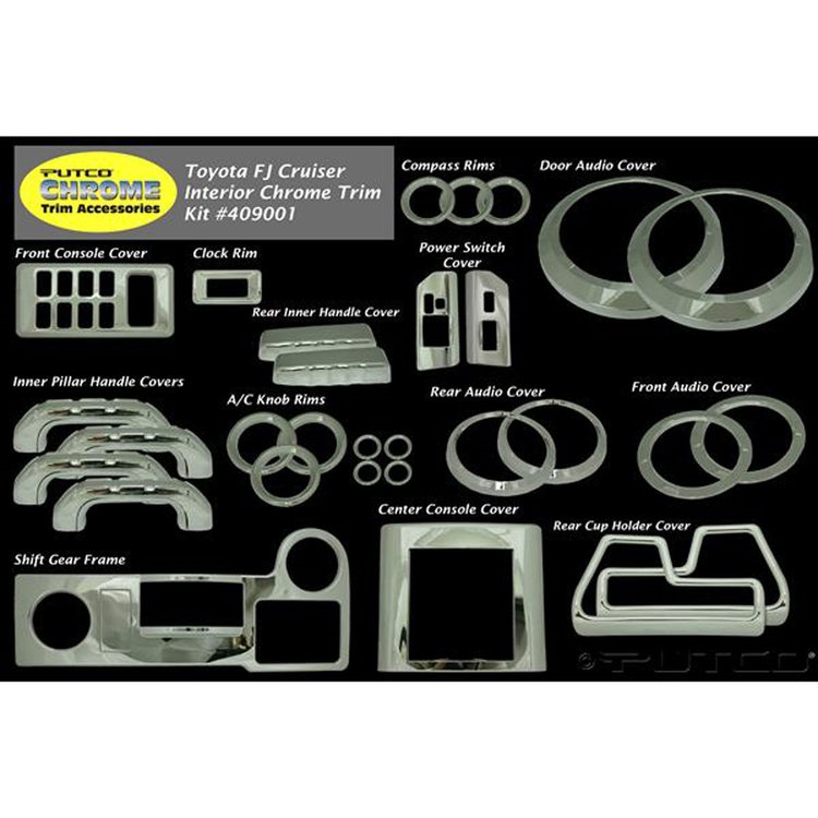 Chrome Interior Trim Accessory Kit