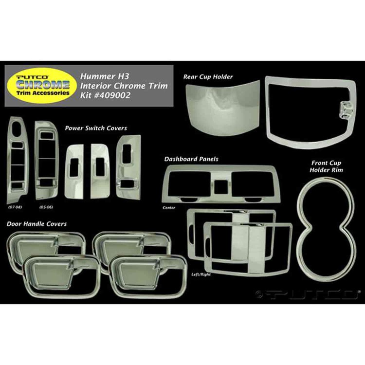 Chrome Interior Trim Accessory Kit