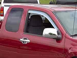 Element In-Channel Chrome Window Visors 2004-2011 Colorado/Canyon