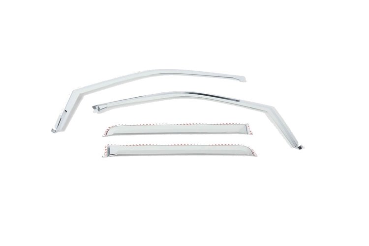 Chrome Window Visors Ford F150-Super Crew Set of 4