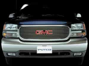 GMC Sierra Light Duty 1999-02, GMC Yukon/Yukon XL 2000-04 Shadow Series Grille w/Logo Cutout