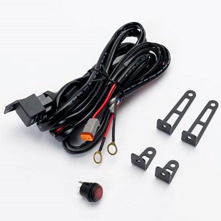 Luminix LED Light Bar Heavy Duty Wiring Harness For Wiring One Light Bar