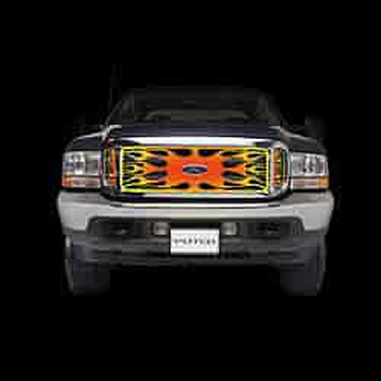 Ford Super Duty w/ logo cutout (includes side vents)