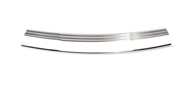 GM Licensed Products Bumper Covers Chevrolet Suburban-Stainless Steel Rear Bumper Cover with Factory