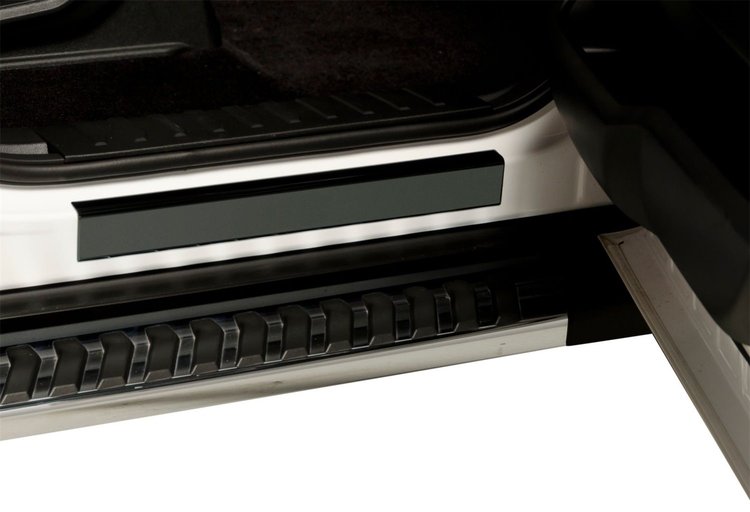 Black Platinum Door Sills Ford F150-Regular Cab & Super Cab 2 Pcs