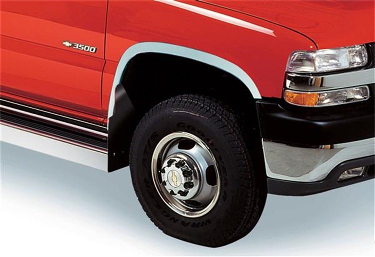 Stainless Steel Fender Trim 1992-00 GM C/K 3500 Pickup
