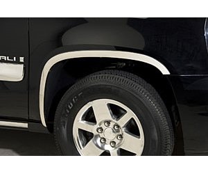 Stainless Steel Fender Trim 2007-14 Cadillac Escalade