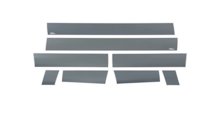 Black Platinum Rocker Panels Cadillac Escalade-6 Wide 8 pcs